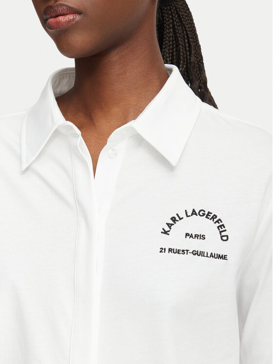 KARL LAGERFELD KARL LAGERFELD Ing B3W11025 Fehér Regular Fit