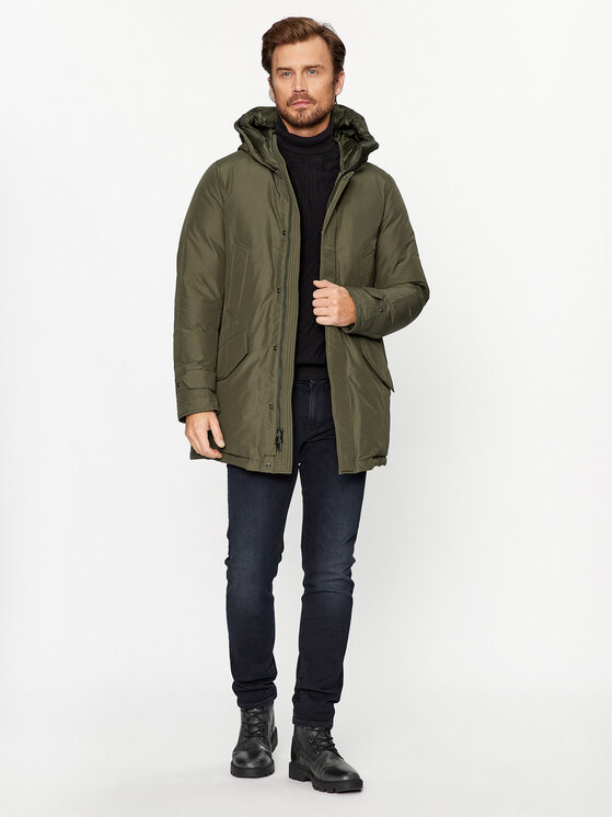 Woolrich Woolrich Dūnu jaka Polar CFWOOU0487MRUT0001 Zaļš Regular Fit