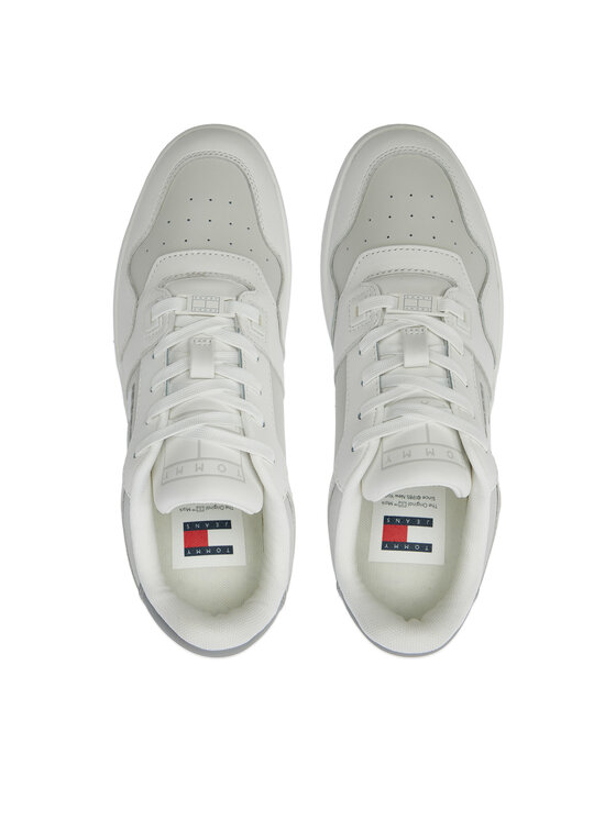 Tommy Jeans Tommy Jeans Сникърси Tjw Retro Basket Tonal Logo EN0EN02571 Сив