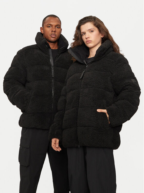 Rains Giubbotto invernale 19960 Nero Regular Fit, taglia : L
