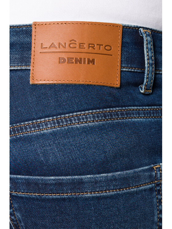 Lancerto Lancerto Jeansy Aidan SP113222000009 Granatowy Slim Fit