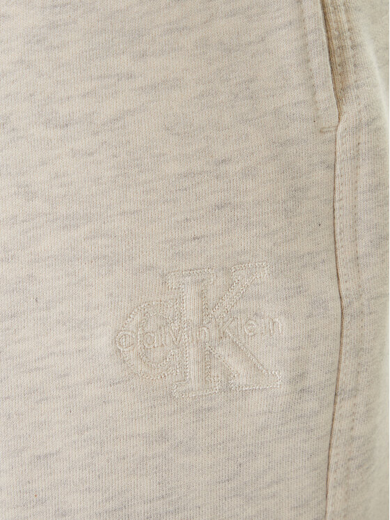 Calvin Klein Jeans Calvin Klein Jeans Sporta bikses Embossed Monologo LV047F206G Bēšs Wide Leg