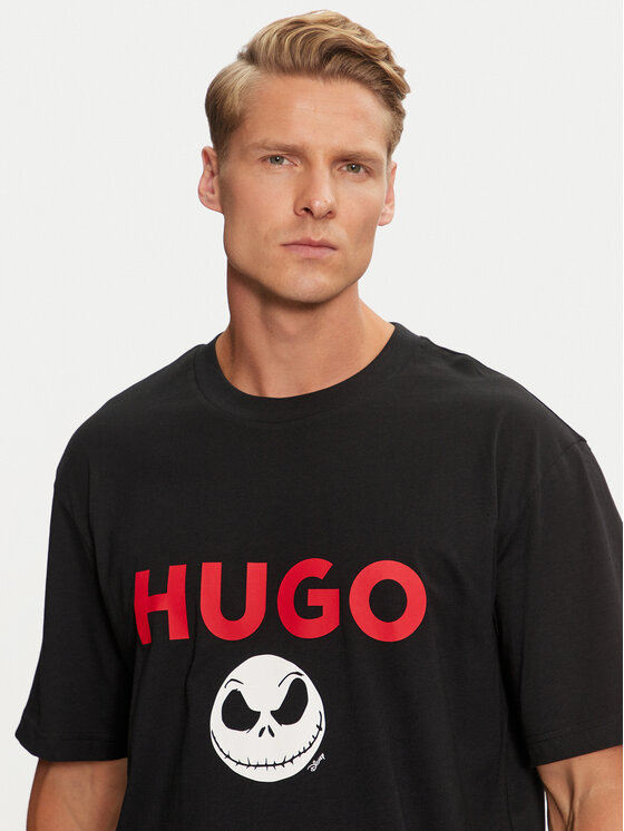 HUGO HUGO Футболка DISNEY Dightmare 50537986 Чорний Relaxed Fit