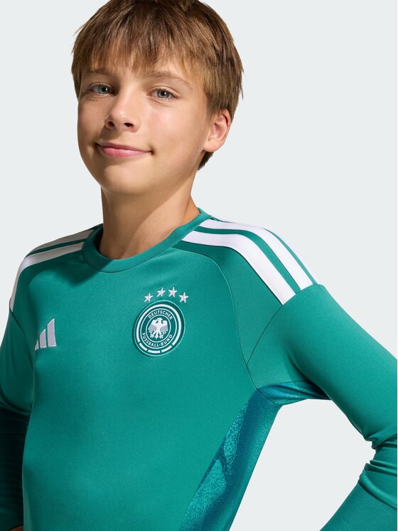 adidas adidas Koszulka techniczna Germany 26 Home Goalkeeper Kids Zielony Regular Fit