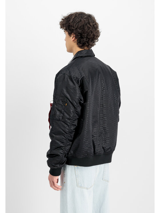 Alpha Industries Alpha Industries Kurtka bomber Coach Logo Bomber Jacket Czarny Regular Fit