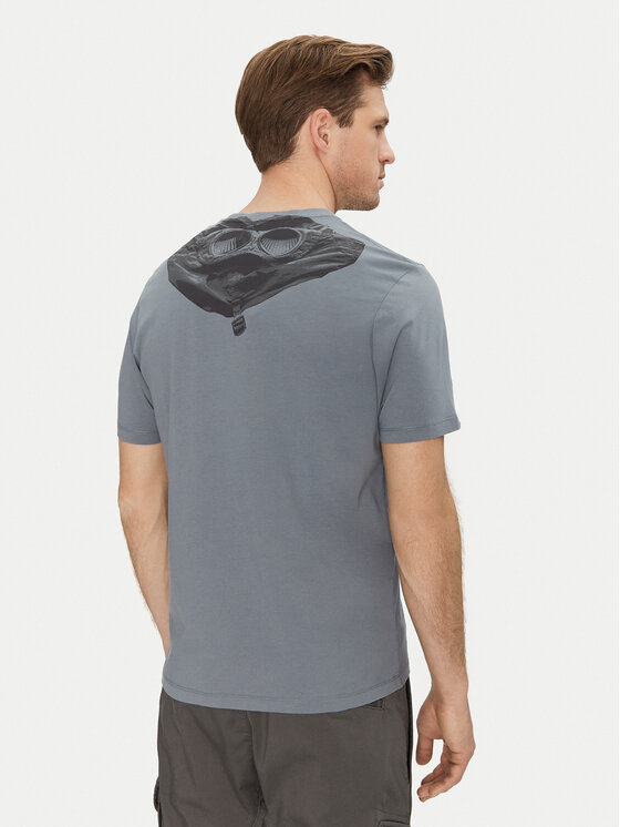 C.P. Company C.P. Company Тишърт 18CMTS030A005100W Сив Regular Fit