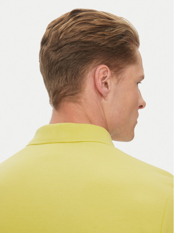 Calvin Klein Calvin Klein Polo K10K111196 Żółty Slim Fit