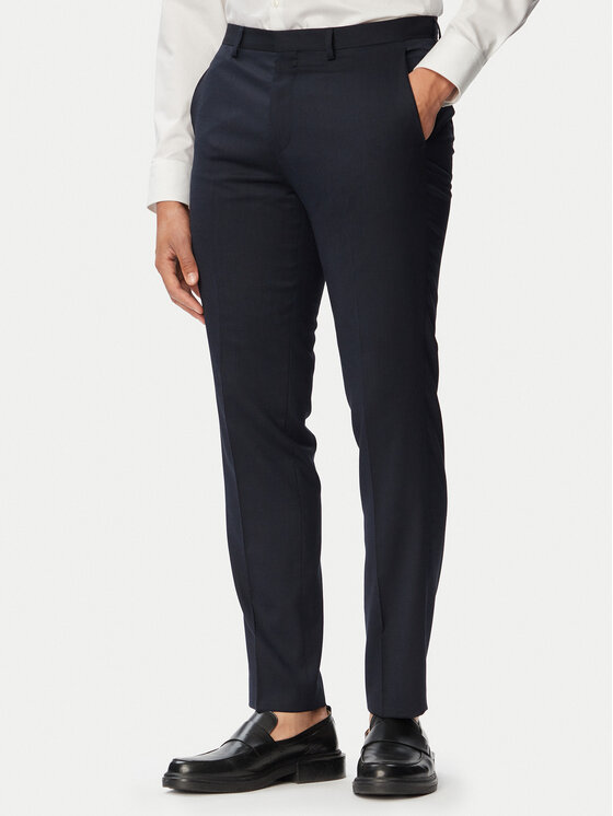 HUGO HUGO Obleka Arti-Hesten 253X 50567831 Mornarsko modra Extra Slim Fit