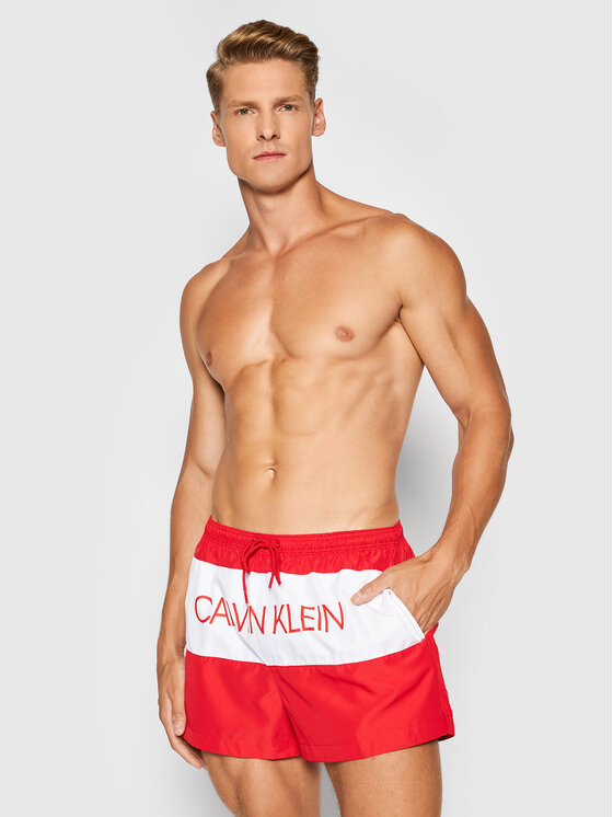 Pantaloncini da bagno Drawstring KM0KM00553 Rosso