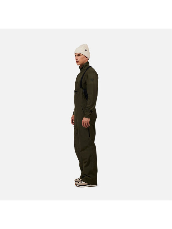 Rossignol Rossignol Spodnie narciarskie Outerlimits Insulated Bib Zielony Relaxed Fit