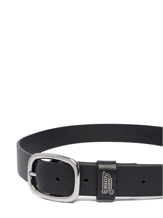Tommy Jeans Tommy Jeans Diržas Tjw Oval 3.0 Buckle AW0AW18812 Juoda