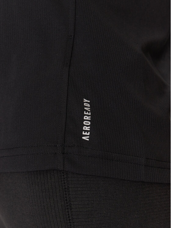 adidas adidas Techniniai marškinėliai Run It IL7227 Juoda Regular Fit
