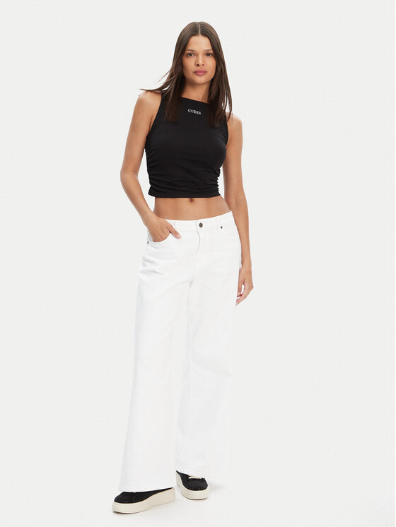 Guess Guess Top V5YP00 J1314 Čierna Regular Fit