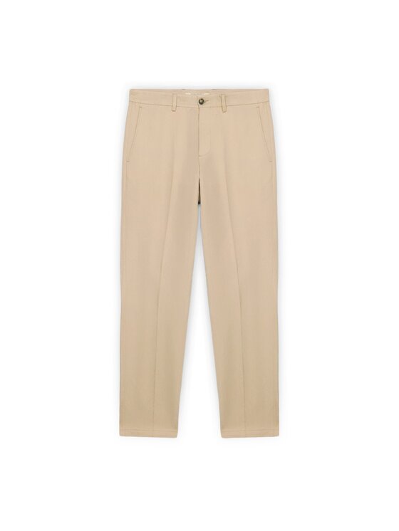Trussardi Trussardi Spodnie materiałowe P027M000119N012 Kremowy Regular Fit