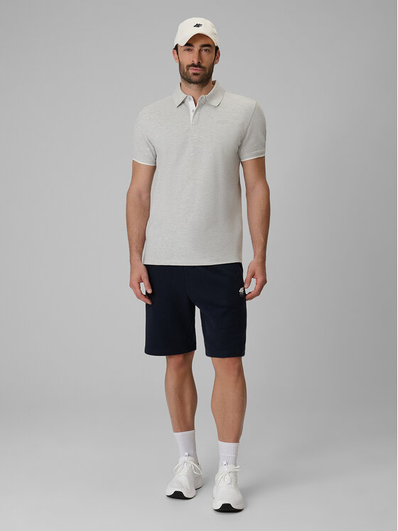4F 4F Szorty sportowe PLAYER Granatowy Regular Fit