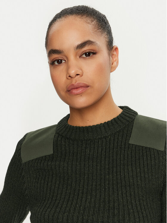 Champion Maglione 117495 Verde Slim Fit Modivo