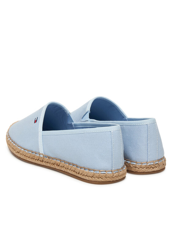 Tommy Hilfiger Tommy Hilfiger Espadryle Flag Canvas Espadrille FW0FW08541 Błękitny