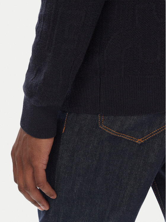 Guess Guess Pullover M6BR23 Z1373 Dunkelblau Regular Fit