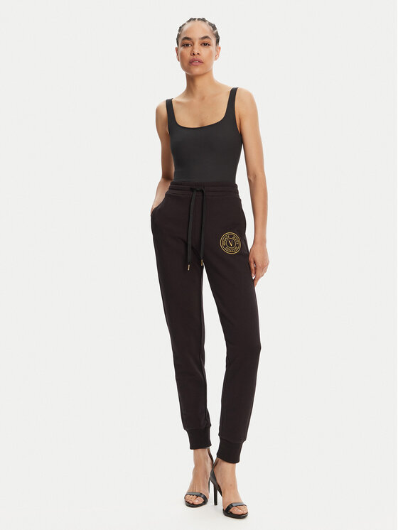 Versace Jeans Couture Versace Jeans Couture Pantaloni da tuta 78HAAT00 Nero Regular Fit