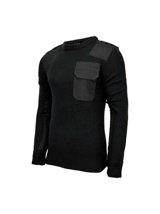 Brandit Brandit Sweter 5018.2.L Czarny Regular Fit