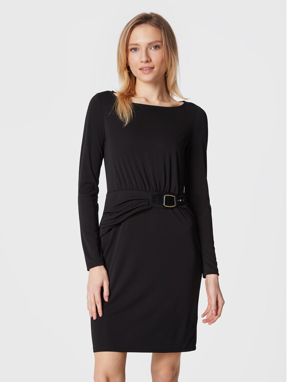 Lauren Ralph Lauren Rochie de zi 250888719003 Negru Regular Fit
