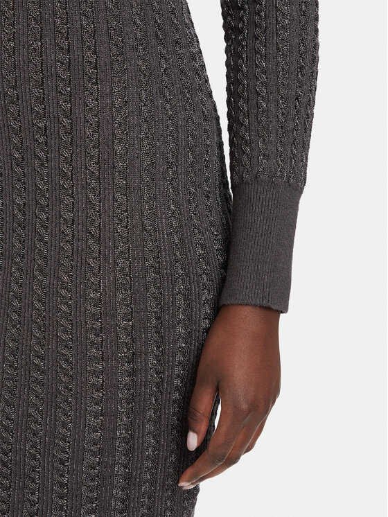 Guess Guess Плетена рокля W5RK09 Z3KT0 Сив Bodycon Fit