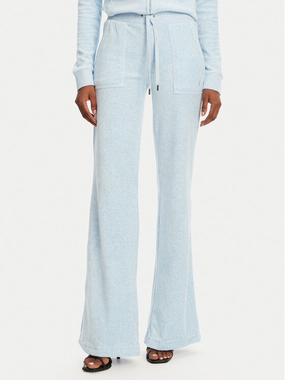 Juicy Couture Juicy Couture Спортивні штани Layla JCSEBJ001 Блакитний Flared Leg