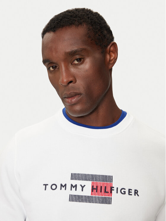 Tommy Hilfiger Tommy Hilfiger Felpa MW0MW35541 Bianco Regular Fit