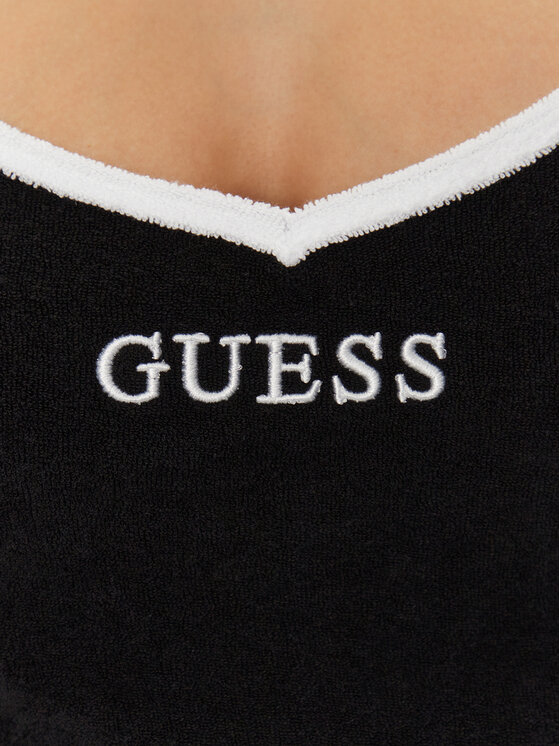 Guess Guess Rochie de zi E5GK15 KCQV1 Negru Bodycon Fit