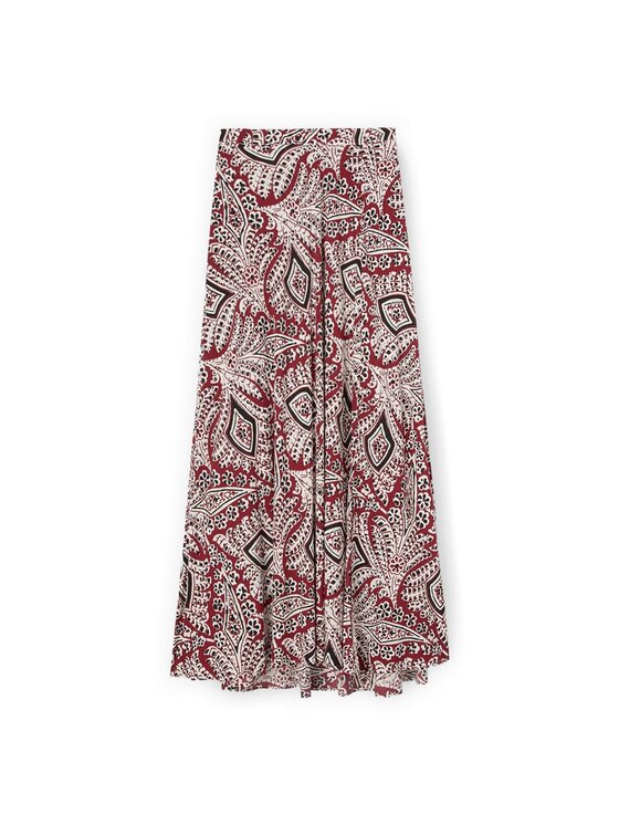 Motivi Motivi Gonna midi 1059Q001236N0S1 Bordeaux Flared Fit