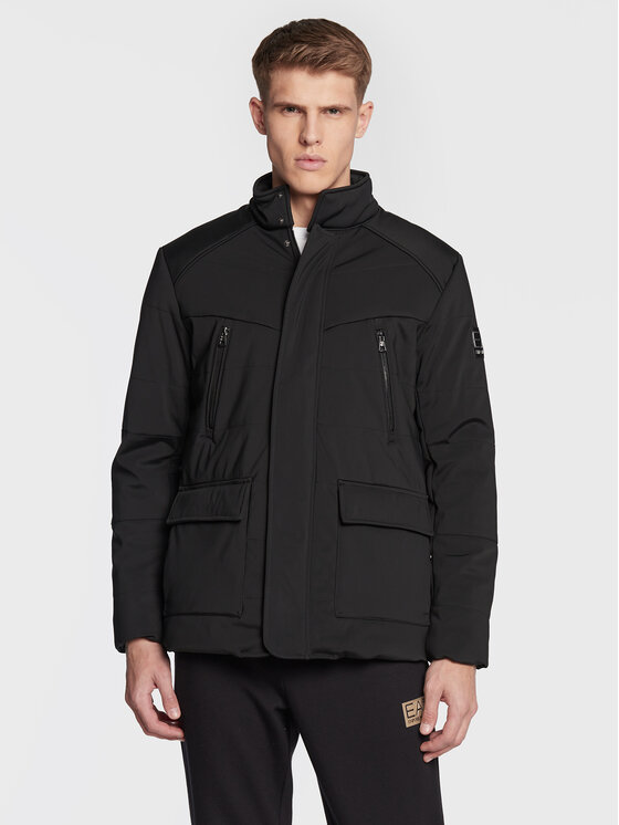 EA7 Emporio Armani Prechodná bunda 6LPB30 PNR2Z 1200 Čierna Regular Fit