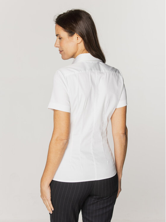 Willsoor Willsoor Koszula 60169 Biały Slim Fit