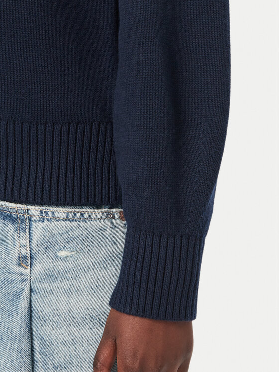 Tommy Jeans Tommy Jeans Пуловер Flag DW0DW23450 Тъмносин Regular Fit