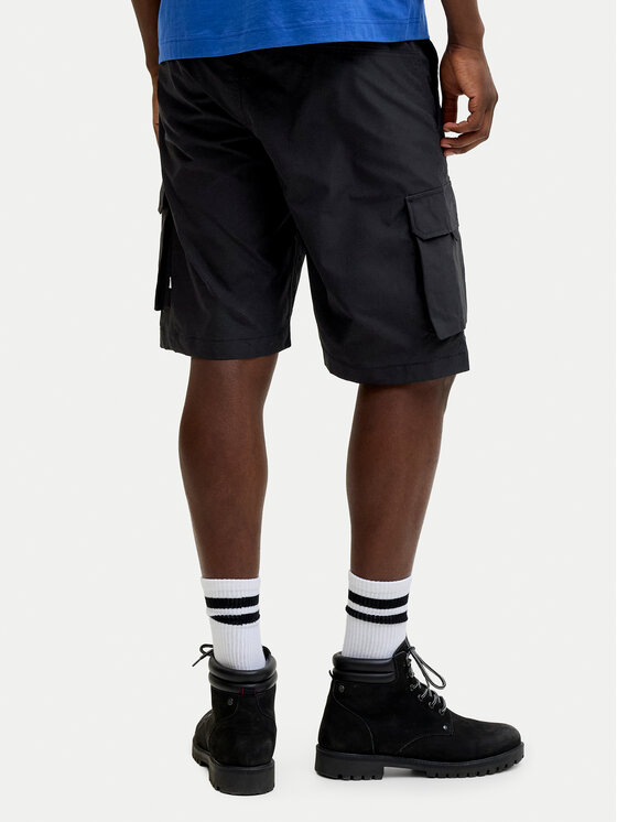 Jack & Jones Jack & Jones Szövet rövidnadrág Cole Ivan 12288611 Fekete Regular Fit