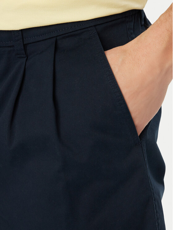 Calvin Klein Jeans Calvin Klein Jeans Kratke hlače iz tkanine LV04RF612G Mornarsko modra Regular Fit