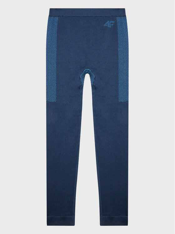 4F 4F Komplet bielizny termoaktywnej HJZ22-JBIMB001B Granatowy Slim Fit