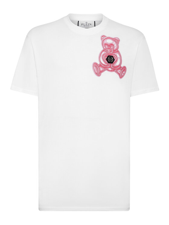 PHILIPP PLEIN PHILIPP PLEIN T-Shirt 1389 Biały Regular Fit