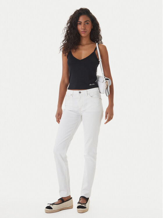 Guess Jeans Guess Jeans Top W6GPB5 KG372 Schwarz Regular Fit