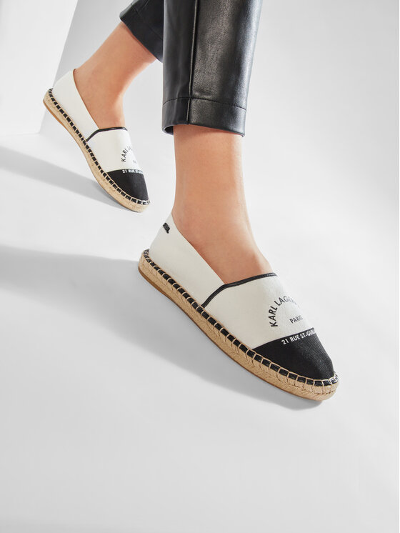 KARL LAGERFELD Espadrile KL80108 Alb