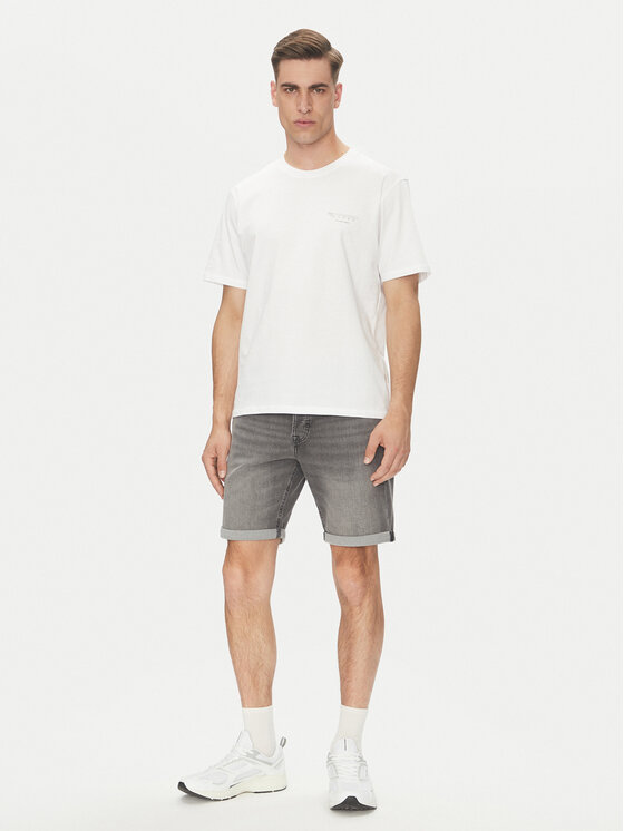 Jack&Jones Jack&Jones Majica Almeria 12276785 Bela Relaxed Fit