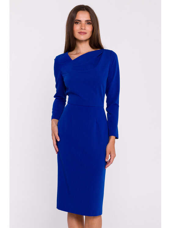 Stylove Stylove Večerné šaty S376 Modrá Ladies Fit