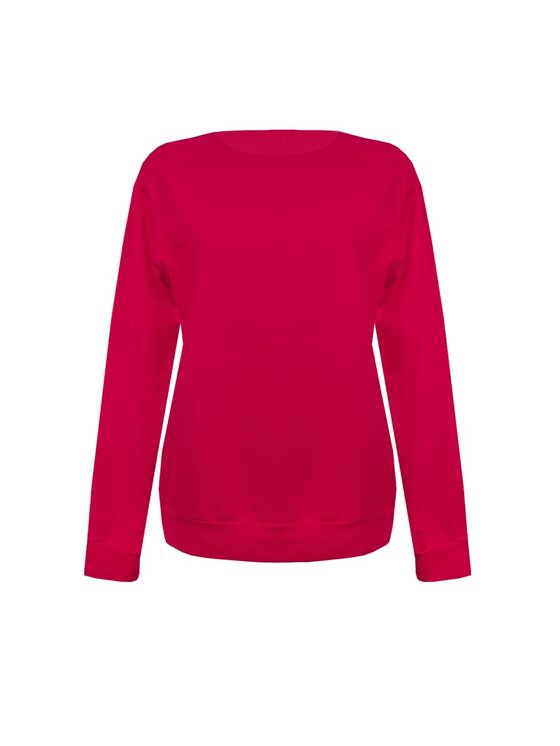 DKaren Sport DKaren Sport Bluza Wenezja Czerwony Slim Fit