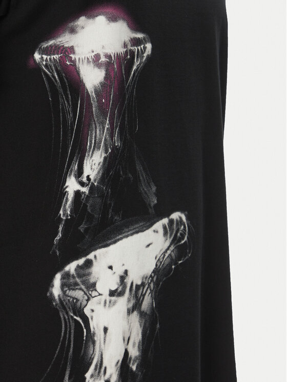 BOSS BOSS T-shirt Te_Jellyfish 50541099 Crna Relaxed Fit