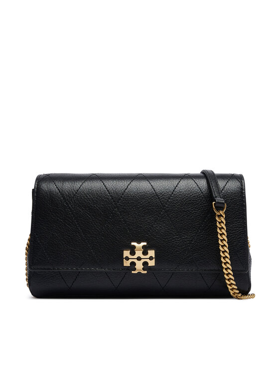 Tory Burch Tory Burch Borsetta Quilted Chain Wallet 186041 Nero