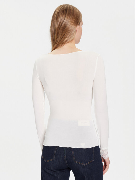 Vero Moda Vero Moda Majica Skye 10339843 Bijela Slim Fit