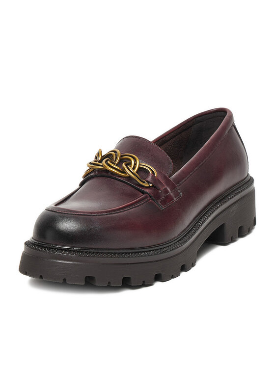 Lasocki Lasocki Loaferice CEO-WI33-CSA538-SANDY-43 Tamnocrvena