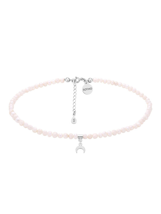 sotho Sotho Choker N3072 Srebrny
