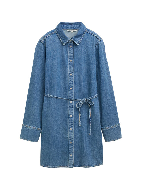 Tom Tailor Denim Tom Tailor Denim Jeanskleid 1045461 Blau Regular Fit