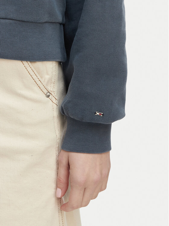 Tommy Hilfiger Tommy Hilfiger Mikina Crest Embroidery WW0WW48733 Tmavomodrá Relaxed Fit