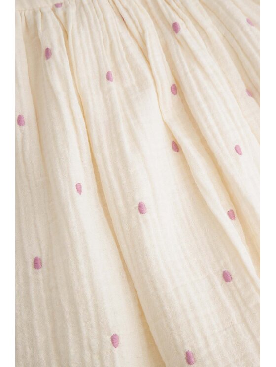 Coccodrillo Coccodrillo Sukienka codzienna ZC6128101FGN-003 Kremowy Regular Fit